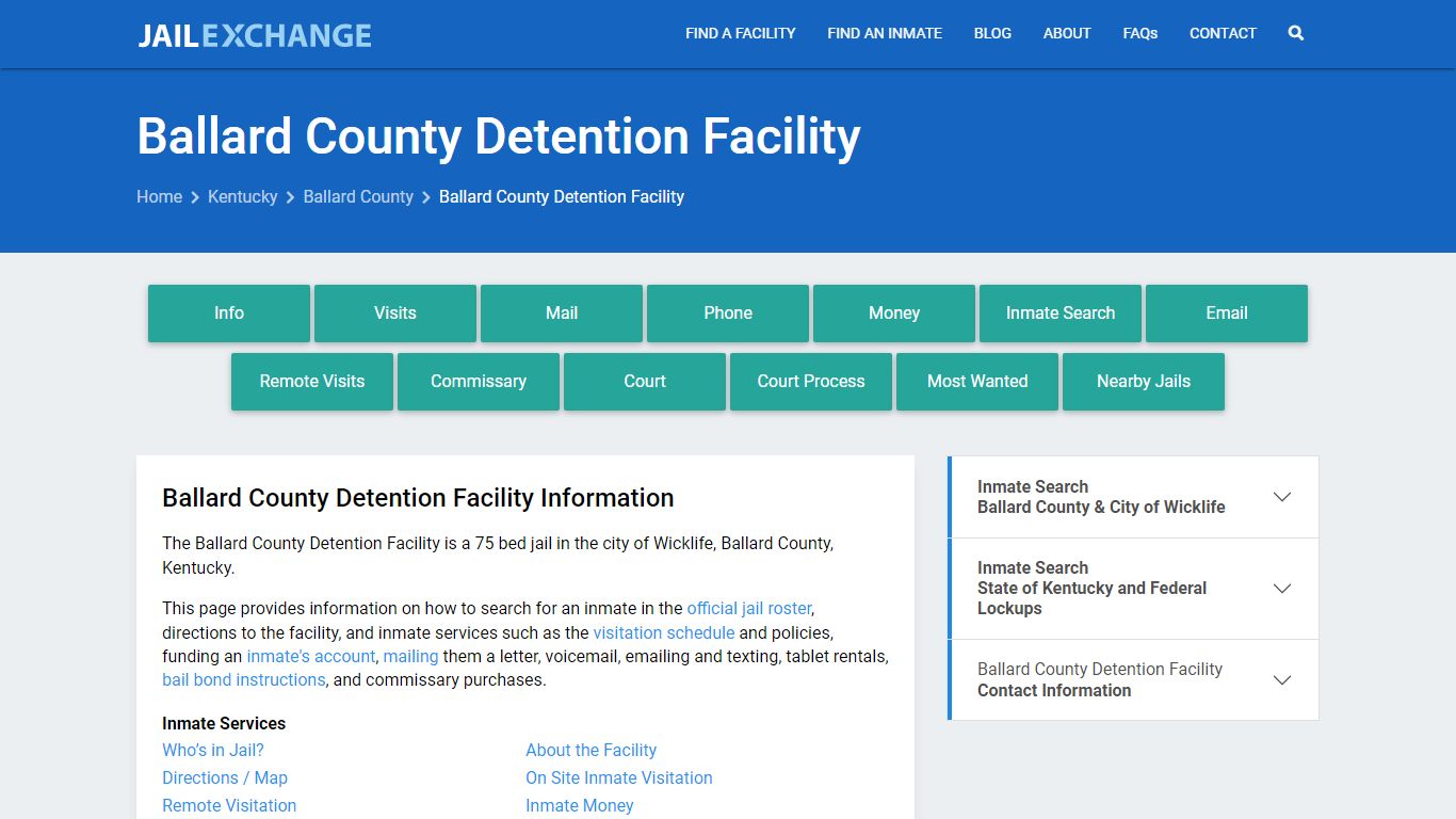 Ballard County Detention Facility - Jail Exchange